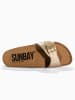 Sunbay Slippers "Jasmin" goudkleurig