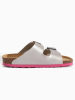 Sunbay Slippers "Trefle" zilverkleurig