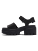 Timberland Leder-Sandalen "Everleigh" in Schwarz