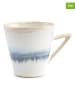 Salt and Pepper 4-delige set: koppen "Stripes" wit/blauw - 180 ml