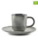 Salt and Pepper 4er-Set: Kaffeetassen "Capri" in Blau/ Grün - 200 ml