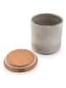 Salt and Pepper Vorratsbehälter "Bake" in Grau/ Hellbraun - (H)13,5 x Ø 12,5 cm