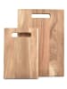 Salt and Pepper Schneidebrett "Slice" in Hellbraun - (L)46 x (B)32 cm