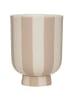 OYOY living design Bloempot "Toppu" crème/beige - (H)11 x Ø 8 cm