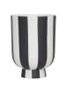 OYOY living design Bloempot "Toppu" wit/zwart - (H)11 x Ø 8 cm