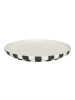 OYOY living design Talerz obiadowy "Toppu" w kolorze biało-czarnym - Ø 26,5 cm