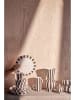 OYOY living design Talerz obiadowy "Toppu" w kolorze biało-czarnym - Ø 26,5 cm