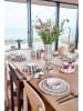 OYOY living design Speiseteller ''Toppu'' in Weiß/ Grau - Ø 26,5 cm