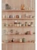 OYOY living design 2-delige set: koppen "Yuka" crème - (B)8 x (H)7,5 x (D)11 cm