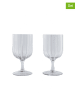 OYOY living design 2er-Set: Weingläser ''Mizu'' in Weiß - 350 ml