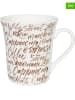 Könitz 2-delige set: mokken "Coffee Type" wit/bruin - 410 ml