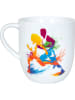 Könitz 2-delige set: mokken "Active - Running" wit/meerkleurig - 580 ml