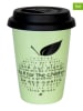Könitz 2-delige set: to-go bekers "Eco - Rethink" groen/zwart - 380 ml