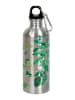 Könitz Drinkfles "My Favourite Tea" zilverkleurig/groen - 600 ml
