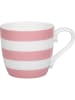 Könitz 2-delige set: mokken "Stripes" wit/lichtroze - 425 ml