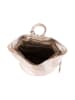 Mia Tomazzi Leren rugzak "Sirietto" goudkleurig - (B)28 x (H)35 x (D)13 cm