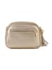 Mia Tomazzi Leder-Umhängetasche "Gradisca" in Gold - (B)22,5 x (H)16 x (T)7 cm