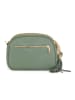 Mia Tomazzi Leder-Umhängetasche "Gradisca" in Grün - (B)22,5 x (H)16 x (T)7 cm