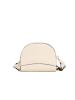 Mia Tomazzi Leder-Umhängetasche "Marghera" in Creme - (B)26 x (H)20 x (T)8 cm