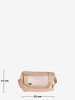 Mia Tomazzi Leren borstbuidel "Perugino" lichtroze - (B)23 x (H)13 x (D)2 cm