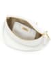 Mia Tomazzi Leren borstbuidel "Perugino" wit - (B)23 x (H)13 x (D)2 cm