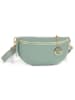 Mia Tomazzi Leder-Brustbeutel "Perugino" in Mint - (B)23 x (H)13 x (T)2 cm