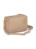 Mia Tomazzi Leder-Umhängetasche "Astolfo" in Beige - (B)23 x (H)16 x (T)11 cm