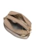 Mia Tomazzi Leder-Umhängetasche "Astolfo" in Beige - (B)23 x (H)16 x (T)11 cm