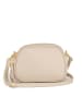 Lia Biassoni Leder-Umhängetasche "Flumendosa" in Beige - (B)23 x (H)17 x (T)7 cm