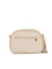 Lia Biassoni Leder-Umhängetasche "Flumendosa" in Beige - (B)23 x (H)17 x (T)7 cm