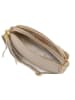 Lia Biassoni Leder-Umhängetasche "Flumendosa" in Beige - (B)23 x (H)17 x (T)7 cm