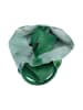 Pia Sassi Leren shopper "Monte Cimone" groen - (B)28 x (H)35 x (D)17 cm