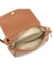 Pia Sassi Leder-Umhängetasche "Monte Avella" in Hellbraun - (B)25 x (H)23 x (T)7 cm