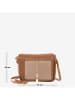 Pia Sassi Leren schoudertas "Monte Avella" lichtbruin - (B)25 x (H)23 x (D)7 cm