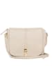 Pia Sassi Leder-Umhängetasche "Monte Avella" in Creme - (B)25 x (H)23 x (T)7 cm