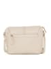 Pia Sassi Leder-Umhängetasche "Monte Avella" in Creme - (B)25 x (H)23 x (T)7 cm