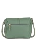 Pia Sassi Leren schoudertas "Monte Avella" groen - (B)25 x (H)23 x (D)7 cm