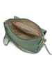 Pia Sassi Leren schoudertas "Monte Avella" groen - (B)25 x (H)23 x (D)7 cm