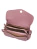 Pia Sassi Leder-Umhängetasche "Corno Baitone" in Altrosa - (B)24 x (H)14 x (T)10 cm