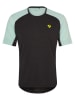 Ziener Fahrradshirt "Nentin" in Schwarz/ Türkis