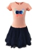 happy girls by Eisend Jurk koraalrood/donkerblauw