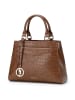 Puccini Henkeltasche in Hellbraun - (B)34 x (H)25 x (T)10 cm