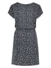 Sublevel Kleid in Dunkelblau/ Weiß