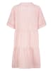 Fresh Made Kleid in Rosa/ Weiß