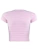 Blue Effect Shirt in Rosa/ Weiß
