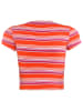 Blue Effect Shirt in Orange/ Lila