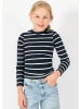 Blue Effect Longsleeve donkerblauw/wit