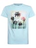 Blue Effect Shirt in Hellblau