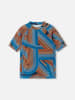Reima Badeshirt "Uiva" in Orange/ Blau