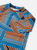 Reima Badeshirt "Uiva" in Orange/ Blau